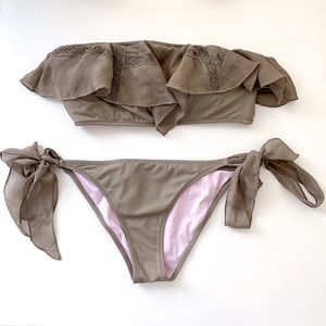 Victoria’s Secret boho bandeau bikini set